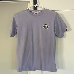 Bape purple tshirt with cano Bape patch men’s xs